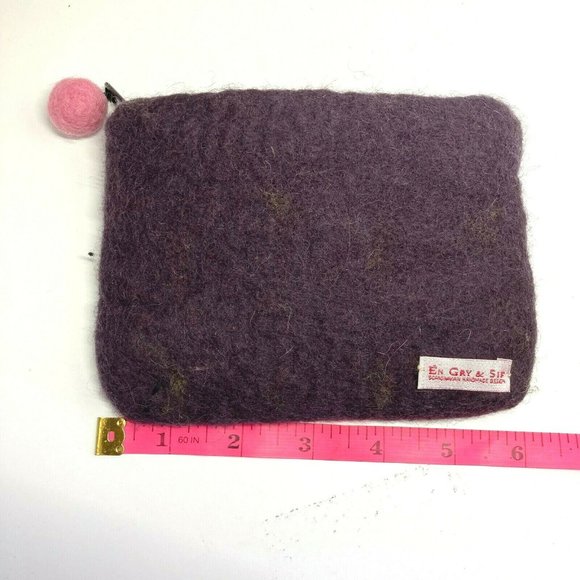 🔥 En Gry & Sif Small Wool Handcrafted mini Bag - Picture 7 of 7